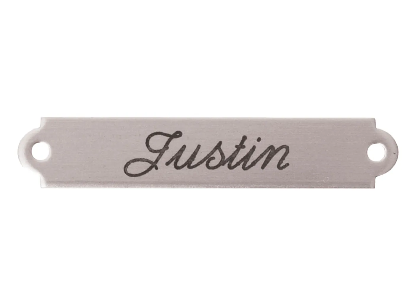 DOVER DROPSHIP 2" Fancy Saddle Nameplate