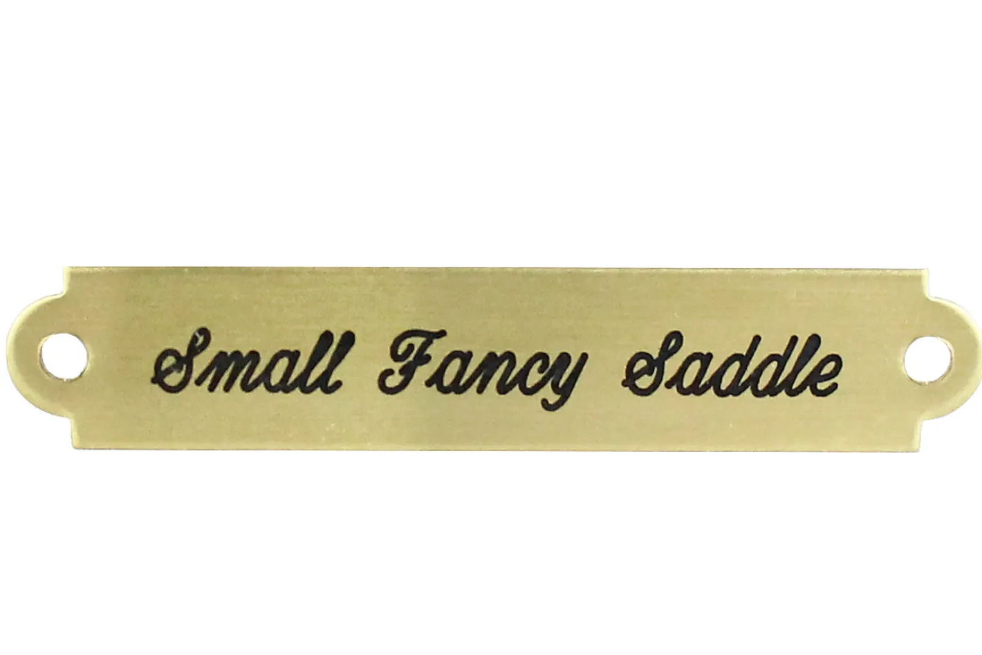 DOVER DROPSHIP 2" Fancy Saddle Nameplate