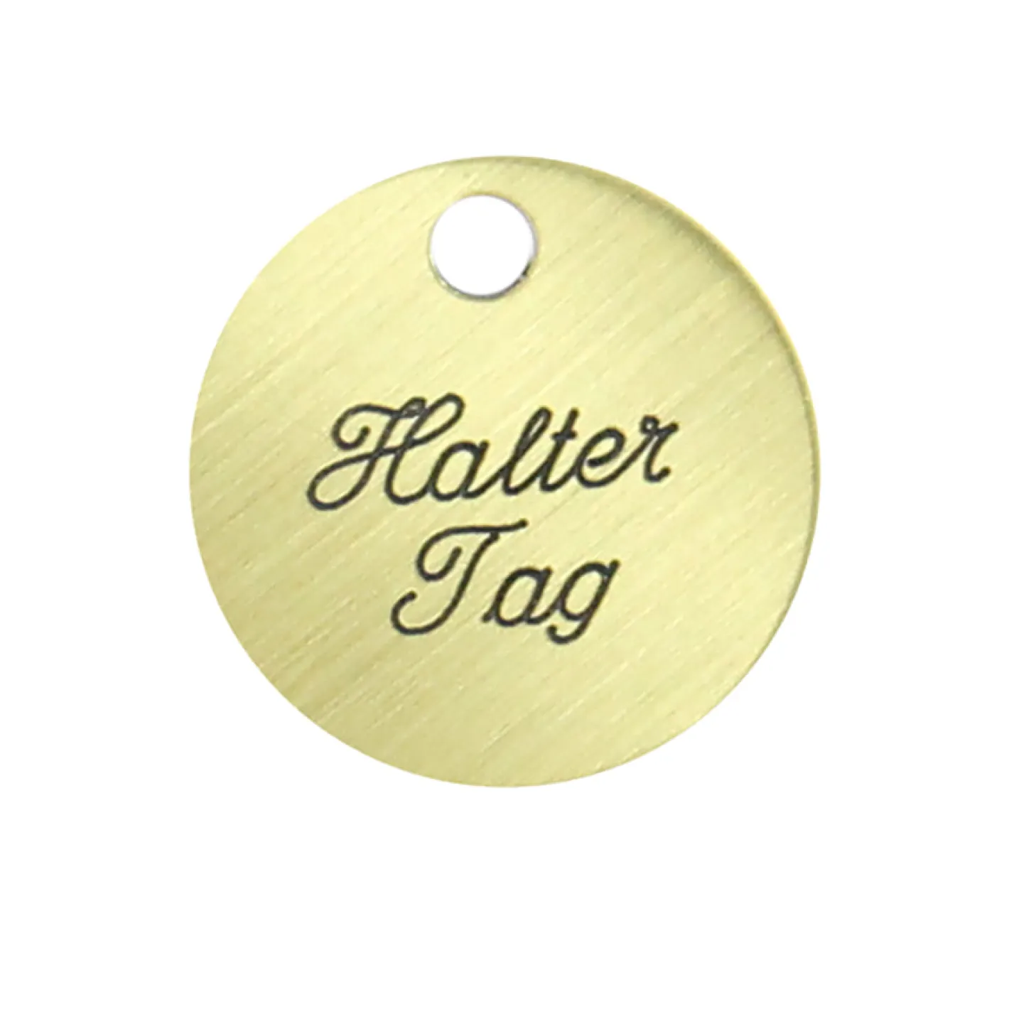 DOVER DROPSHIP 1'' Round Halter Tag