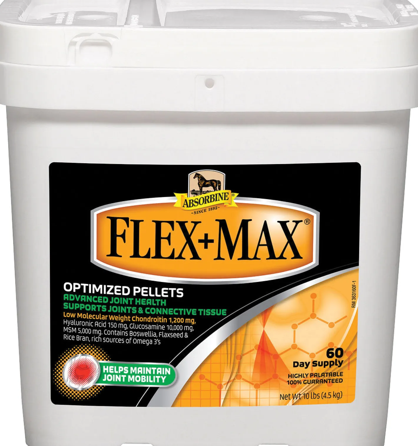 ANIMAL HEALTH INT Absorbine® Flex+Max® Advanced Joint Health Optimized Pellets, 5 Pounds