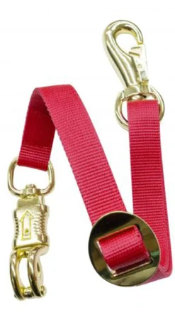 SHILOH STABLES TACK Adjustable Flat Nylon Trailer Tie