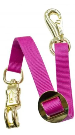 SHILOH STABLES TACK Adjustable Flat Nylon Trailer Tie