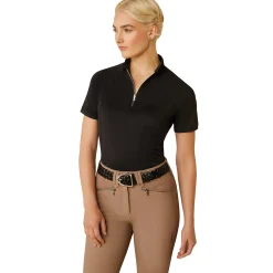 ARIAT-APPAREL Ariat® Ladies’ Soquel Quarter-Zip Short Sleeve Shirt