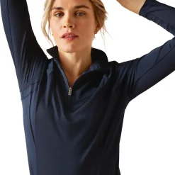 ARIAT-APPAREL Ariat® Ladies’ Sunstopper Quarter-Zip Base Layer 3.0
