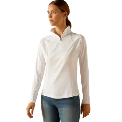 ARIAT-APPAREL Ariat® Ladies’ Sunstopper Quarter-Zip Base Layer 3.0