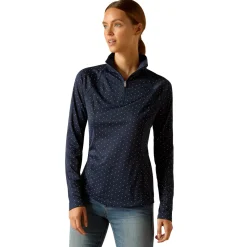 ARIAT-APPAREL Ariat® Ladies’ Sunstopper Quarter-Zip Base Layer 3.0