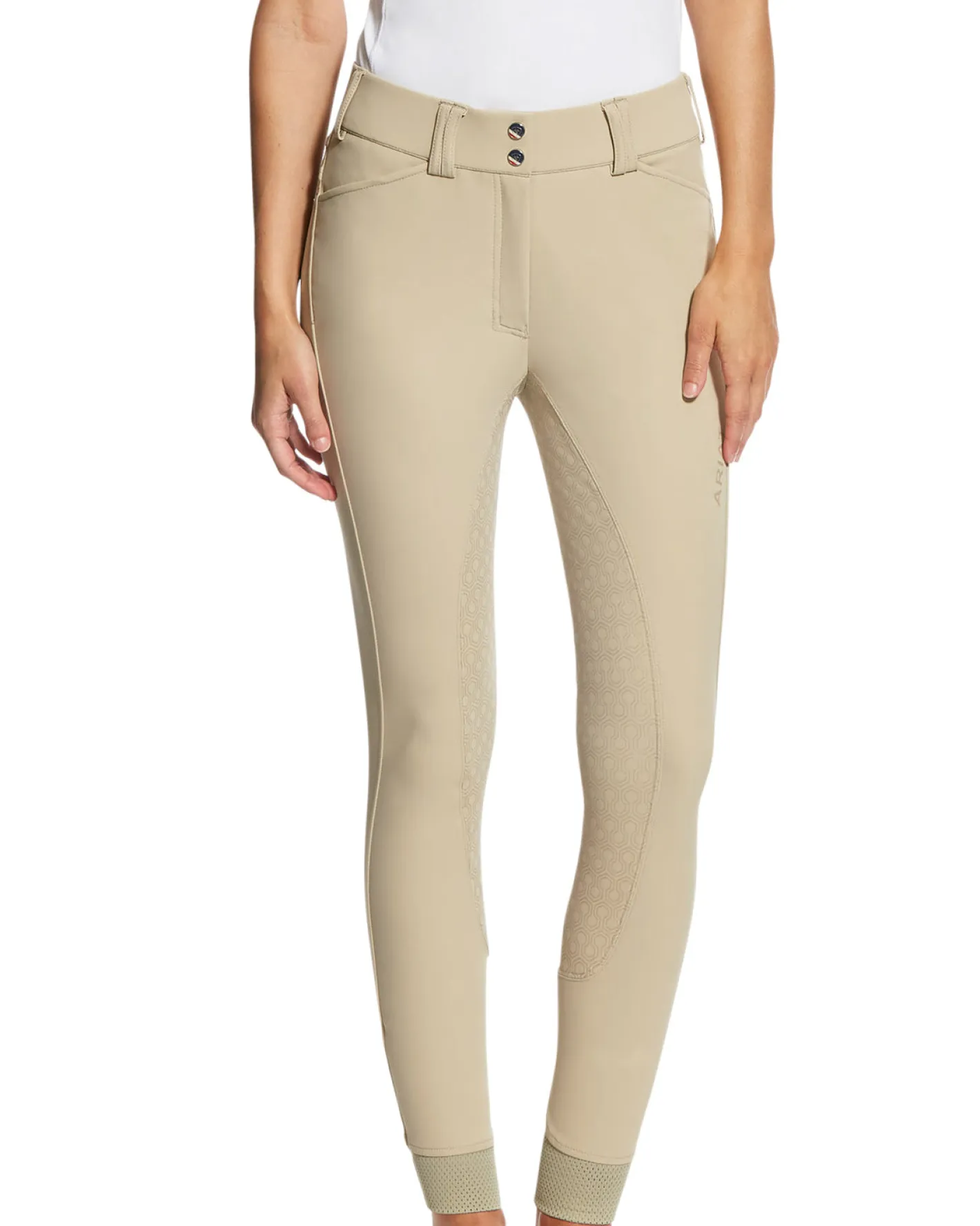 ARIAT-APPAREL Ariat® Ladies’ Tri Factor Grip Full-Seat Breech