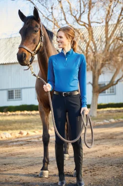 ARIAT-APPAREL Ariat® Ladies' Tri Factor Grip Knee-Patch Breech