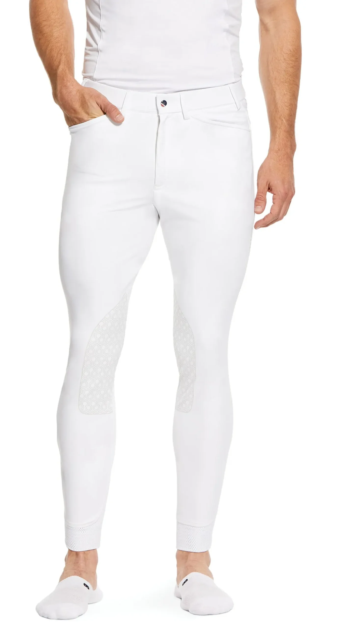 ARIAT-APPAREL Ariat® Men’s Tri Factor Knee-Patch Breech