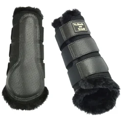 BACK ON TRACK BOT LL Back on Track® 3D Mesh Splint Boots with Faux Fur