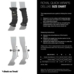 BACK ON TRACK BOT LL Back on Track® Royal Quick Wraps Deluxe