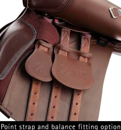 SADDLERY BRANDS INTL Bates All-Purpose Saddle in Heritage Leather with CAIR®