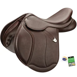 SADDLERY BRANDS INTL Bates Caprilli Close Contact+ Forward Flap with Luxe Leather Saddle