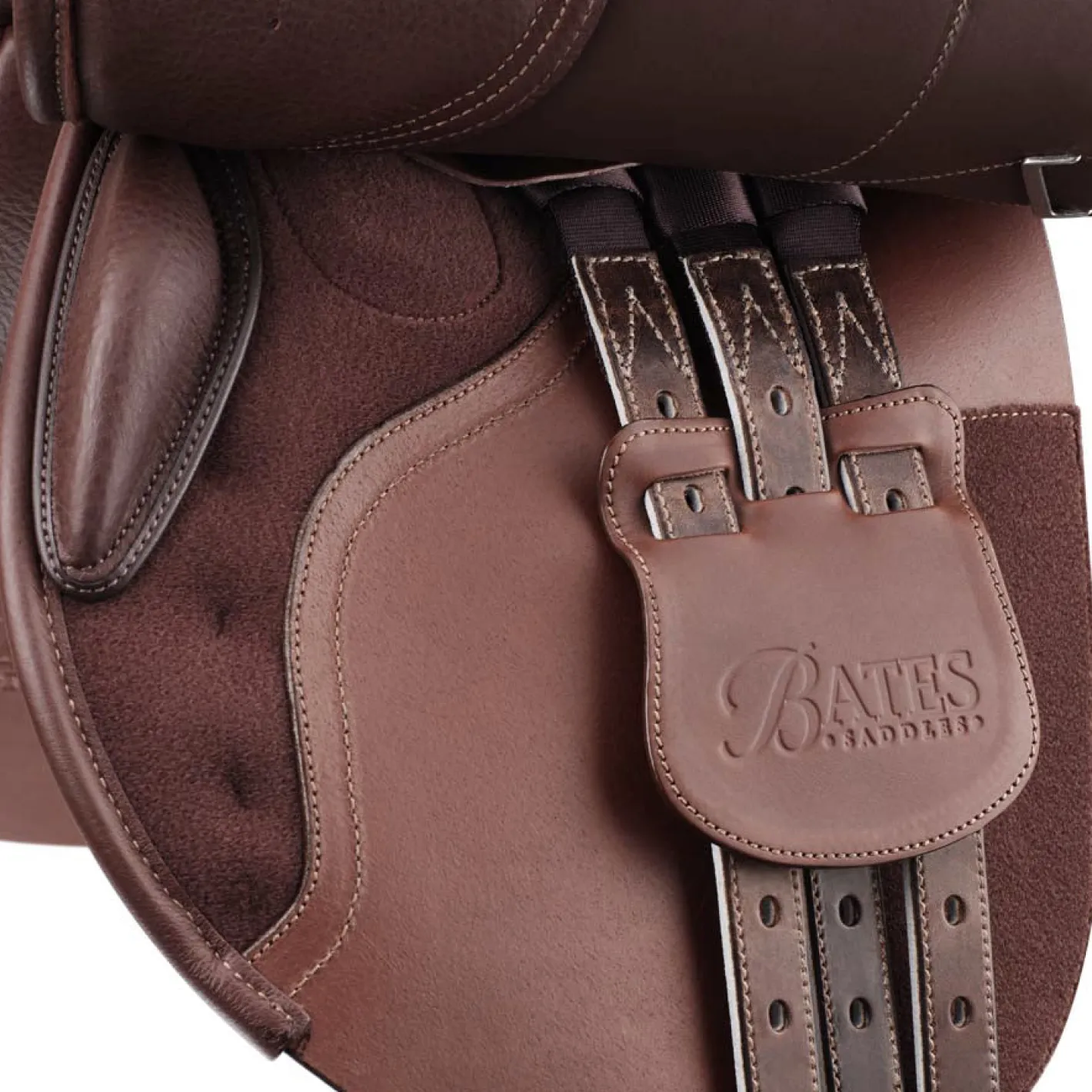SADDLERY BRANDS INTL Bates Caprilli Close Contact+ Forward Flap with Luxe Leather Saddle