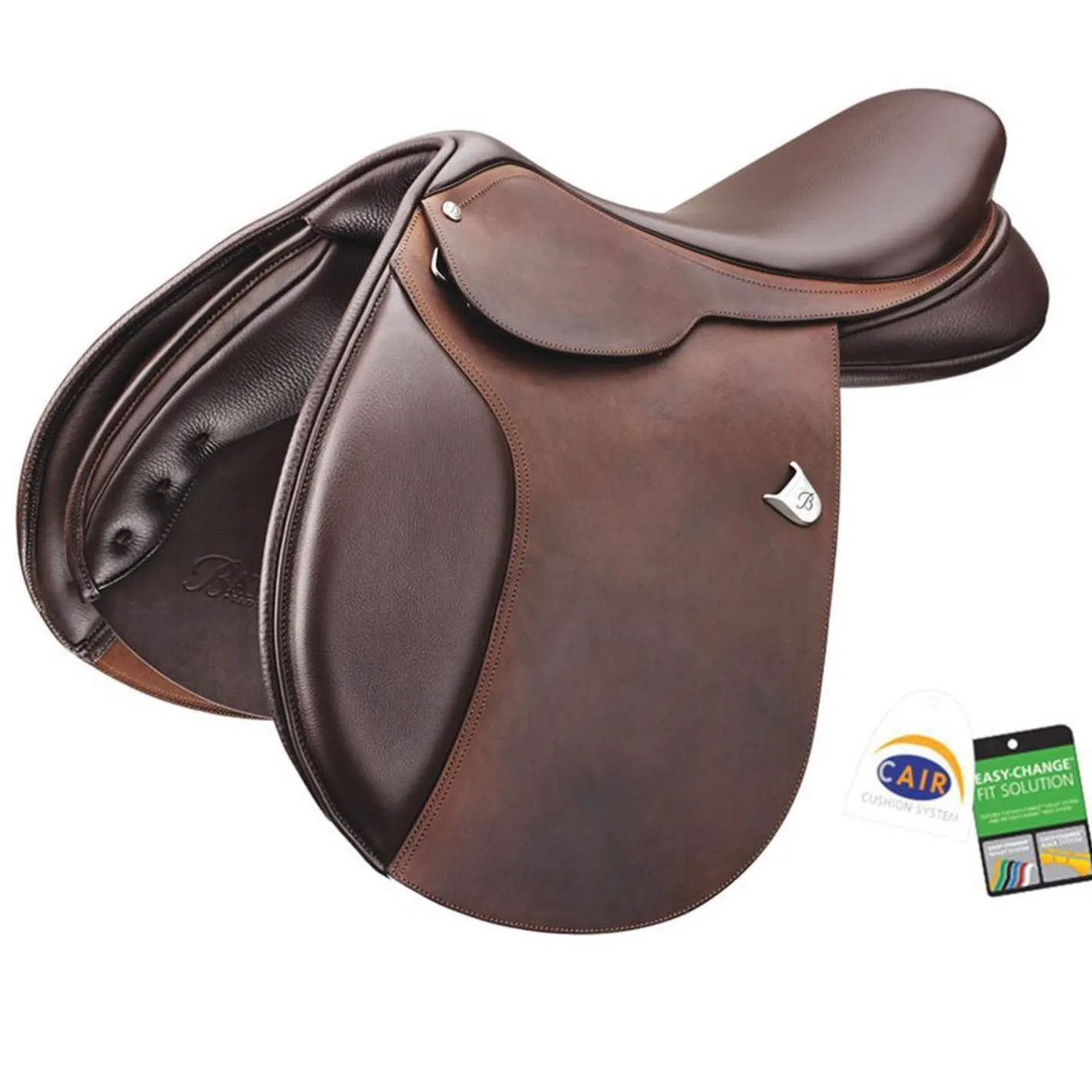 SADDLERY BRANDS INTL Bates Caprilli Close Contact Saddle with Forward Flap