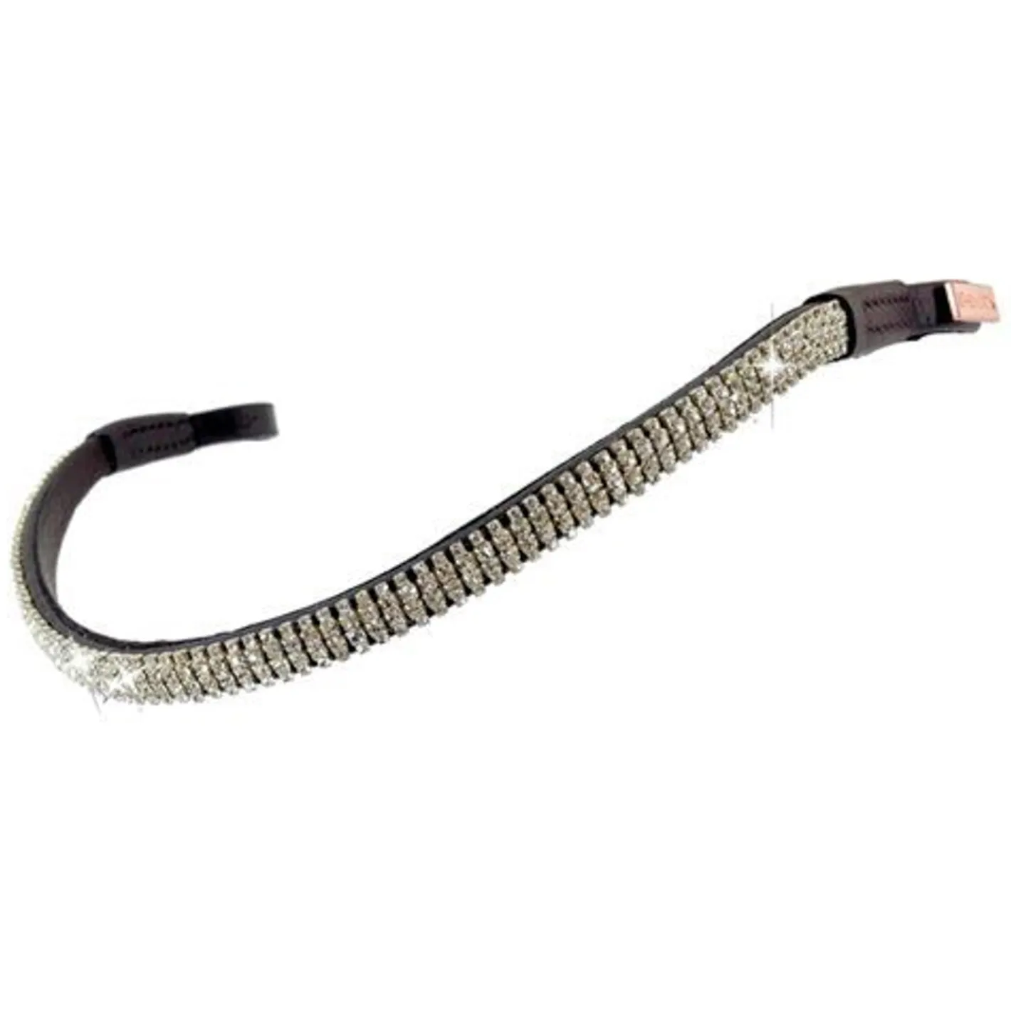 BON-VIVANT EQUSTRN Beasties™ Luminosity Silver Wave Diamond Browband