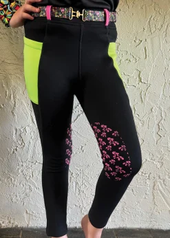 Kids BELLE AND BOW EQSTRN Belle & Bow Equestrian Children’s Fleece Tight