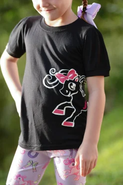 Kids BELLE AND BOW EQSTRN Belle & Bow Equestrian Children's Logo Tee