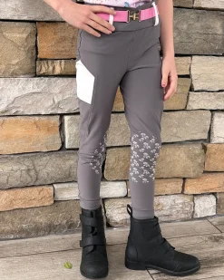 Kids BELLE AND BOW EQSTRN Belle & Bow Equestrian Children’s Riding Tight