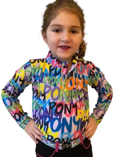 Kids BELLE AND BOW EQSTRN Belle & Bow Equestrian Children’s Long Sleeve Sun Shirt