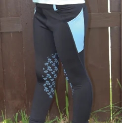 Kids BELLE AND BOW EQSTRN Belle & Bow Equestrian Girls’ Fleece Tight