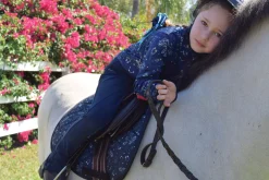 Kids BELLE AND BOW EQSTRN Belle & Bow Equestrian Girls’ Long Sleeve Sun Shirt