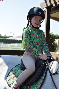 Kids BELLE AND BOW EQSTRN Belle & Bow Equestrian Girls’ Long Sleeve Sun Shirt
