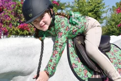 Kids BELLE AND BOW EQSTRN Belle & Bow Equestrian Girls’ Long Sleeve Sun Shirt