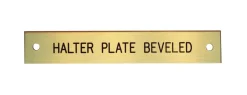 DOVER DROPSHIP Beveled Edge Halter Nameplate - 1 or 2 lines