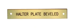 DOVER DROPSHIP Beveled Edge Halter Nameplate - 3 lines