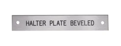 DOVER DROPSHIP Beveled Edge Halter Nameplate - 3 lines