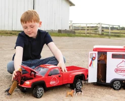 Kids REEVES INTERNATIONAL Breyer® Traditional Series Two-Horse Trailer