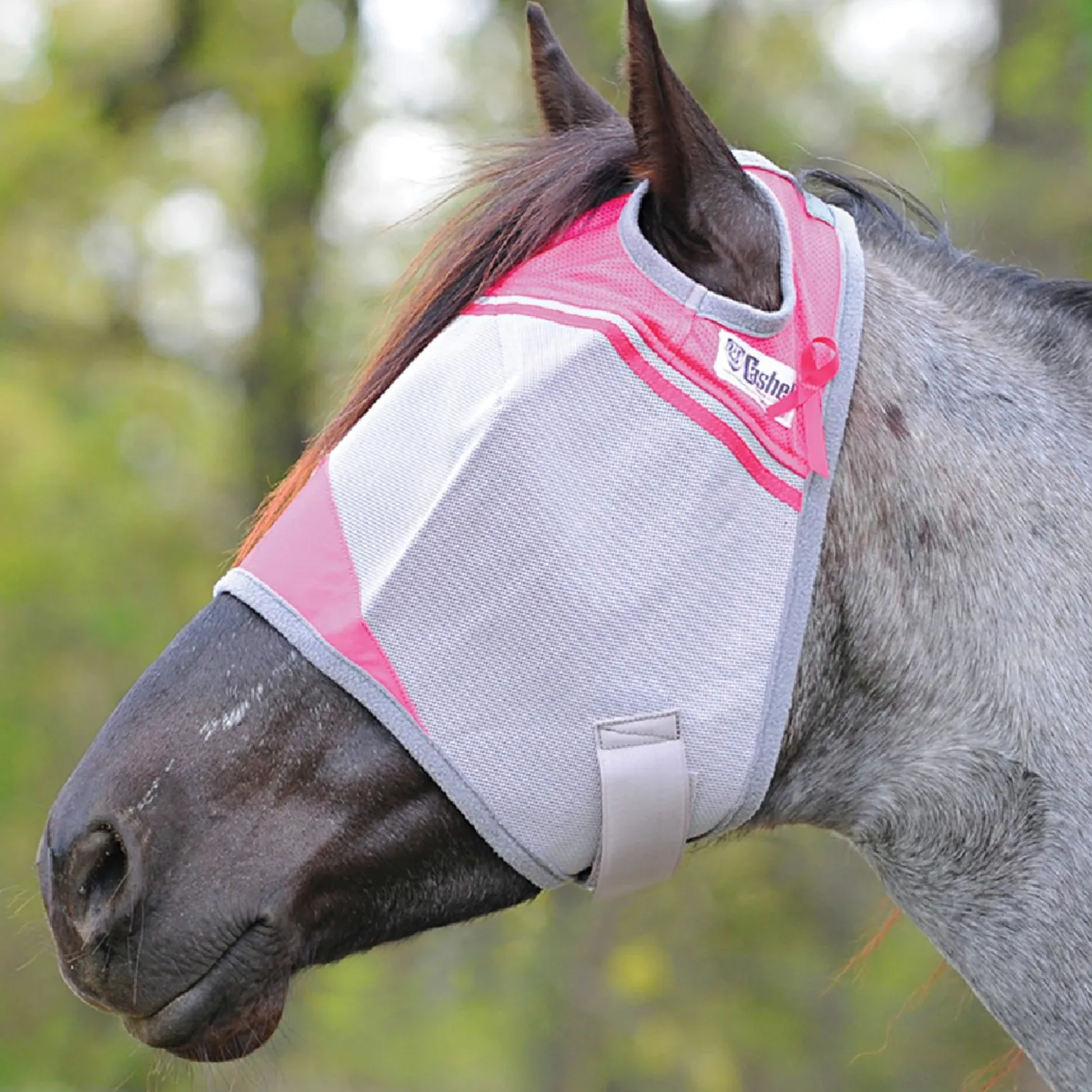 CASHEL COMPANY Cashel® Crusader Fly Mask for Breast Cancer Research - Standard