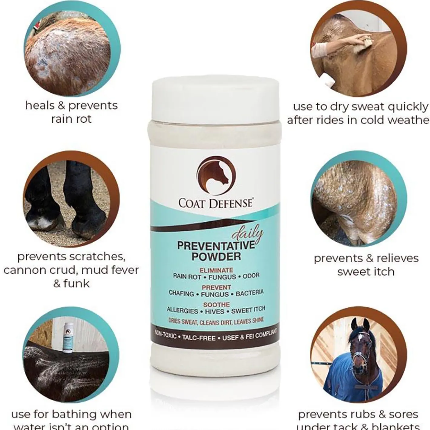 HORSEPOWDER INC Coat Defense® Daily Preventative Powder