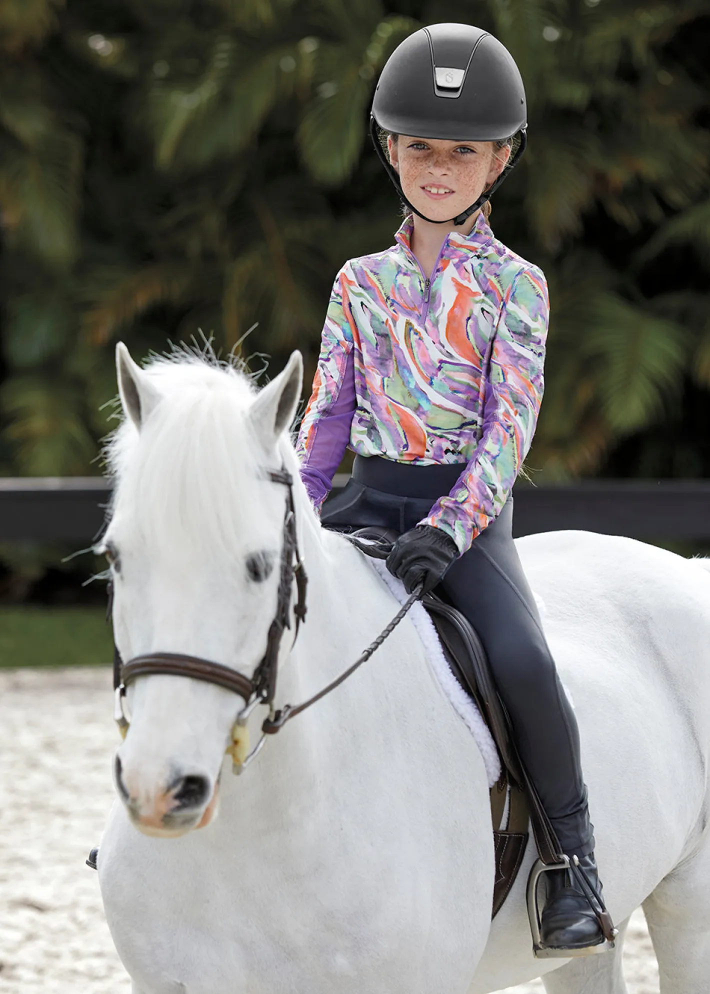 Kids KIRSCH CoolBlast® 100 Kids’ Noma Long Sleeve Print Shirt