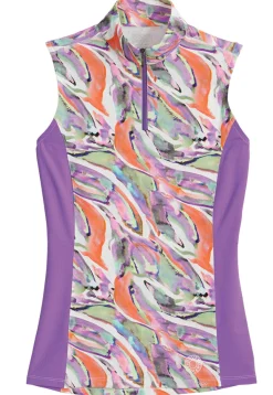 KIRSCH CoolBlast® 100 Ladies’ Lakeland Sleeveless Print Shirt