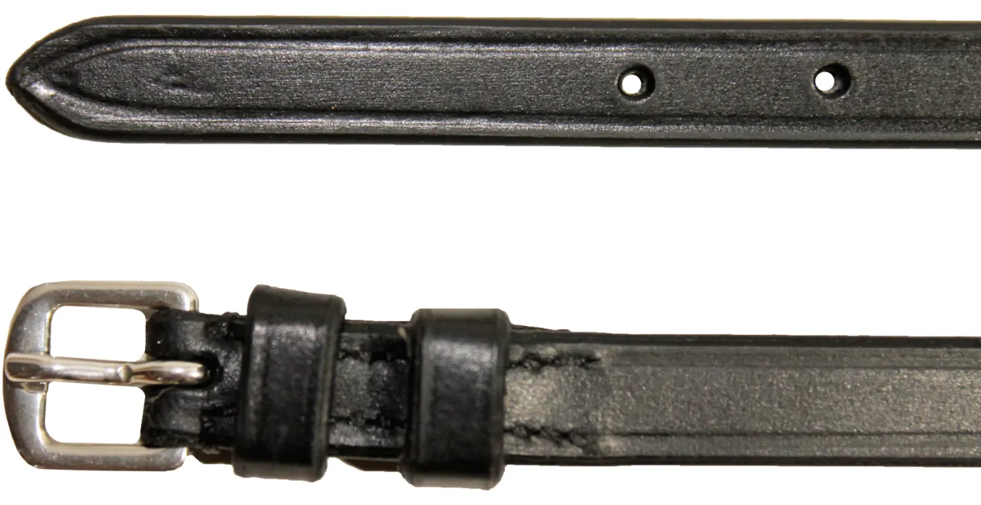 INTREPID INTL Coronet™ English Leather Spur Straps with Keepers