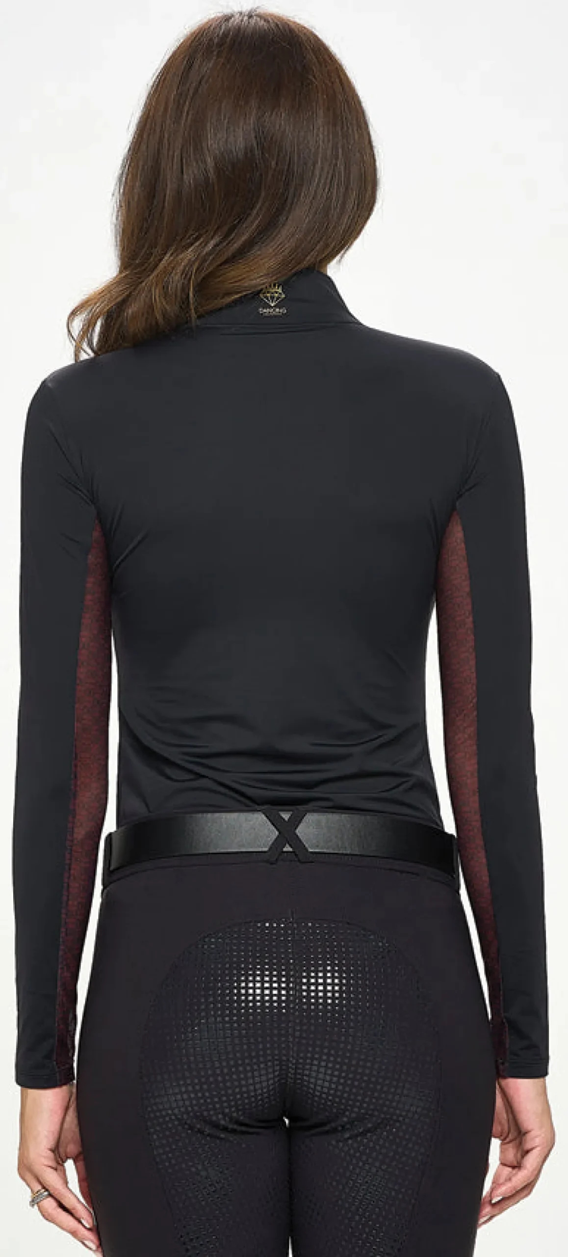DANCING EQUESTRIAN Ladies’ Signature Mesh Long Sleeve Shirt