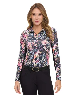 DANCING EQUESTRIAN Ladies’ Equus Garden Long Sleeve Shirt