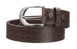 SAVI GLOBAL FASHION DS Ladies’ Bit-by-Bit™ Embossed Leather Belt