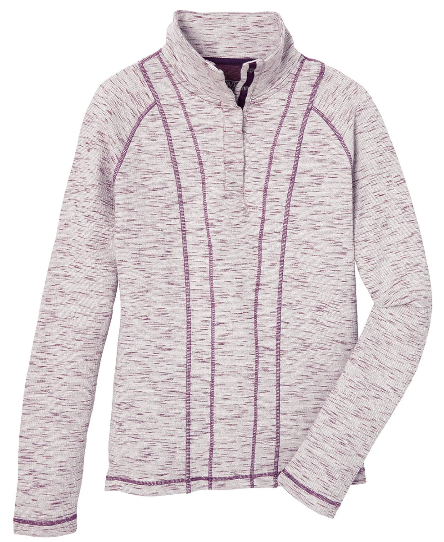 KIRSCH DS Textured Snap Neck Pullover