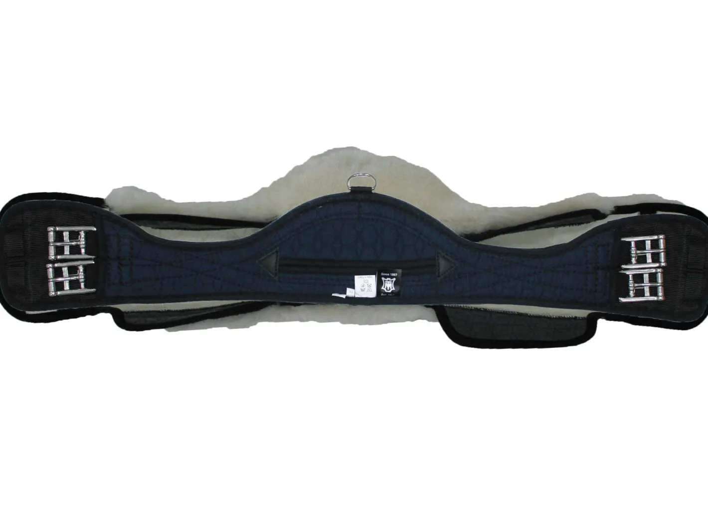 WORLD EQUSTRN BRNDS E.A. Mattes Asymmetric Short Girth with Detachable Cover