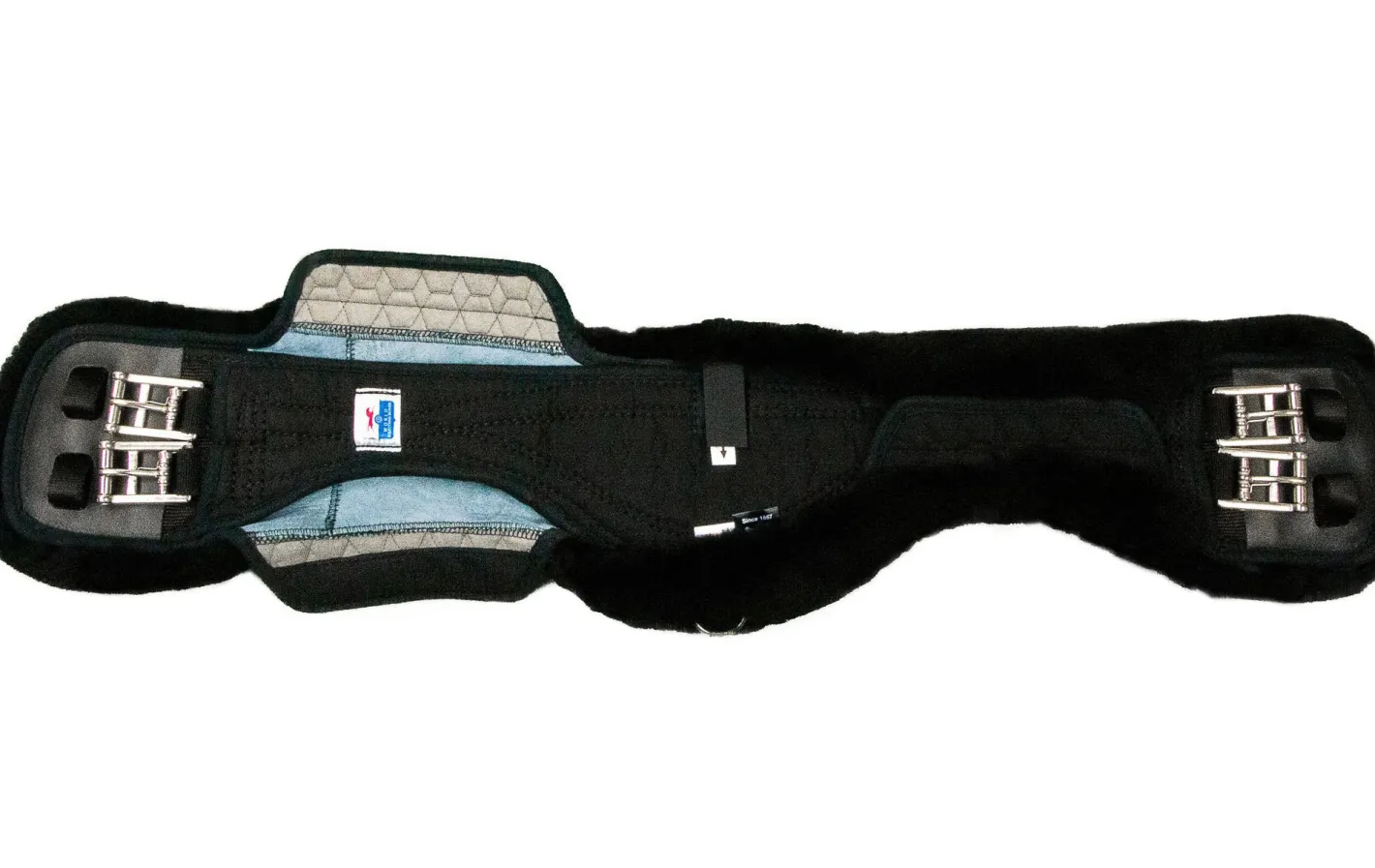 WORLD EQUSTRN BRNDS E.A. Mattes Asymmetric Short Girth with Detachable Cover