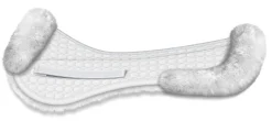 WORLD EQUSTRN BRNDS E.A. Mattes Platinum EWWA Sheepskin All-Purpose Half Pad with Rear Trim