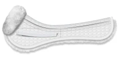 WORLD EQUSTRN BRNDS E.A. Mattes Platinum EWWA Sheepskin All-Purpose Correction Half Pad