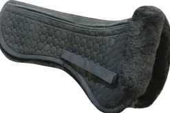 WORLD EQUSTRN BRNDS E.A. Mattes Sheepskin Correction Dressage Half Pad