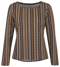 KERRITS EQL by ® Ladies’ Organic Cotton Long Sleeve Print Top