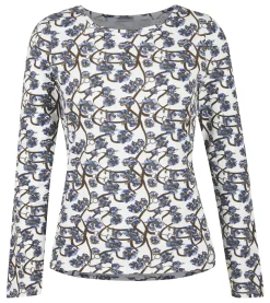 KERRITS EQL by ® Ladies’ Organic Cotton Long Sleeve Print Top