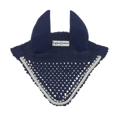 JPC EQUESTRIAN Equine Couture™ Fly Bonnet with Piping and Crystals