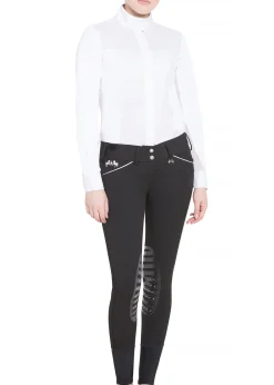 JPC EQUESTRIAN Equine Couture™ Ladies' Brittni Silicone Knee-Patch Breech